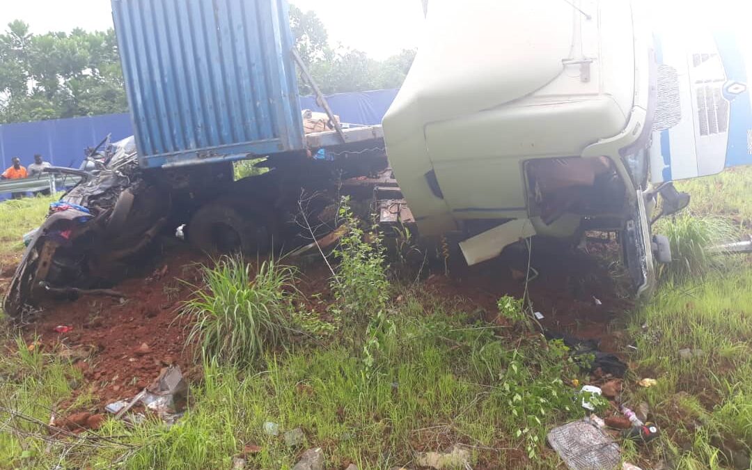 Kindia : le bilan de l&rsquo;accident de Labota s&rsquo;alourdit à sept (7) morts et trois blessés graves.